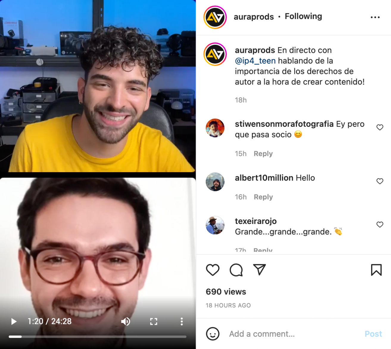 Video 3 - Q&A con AuraProds: registrar y usar tu marca en redes sociales