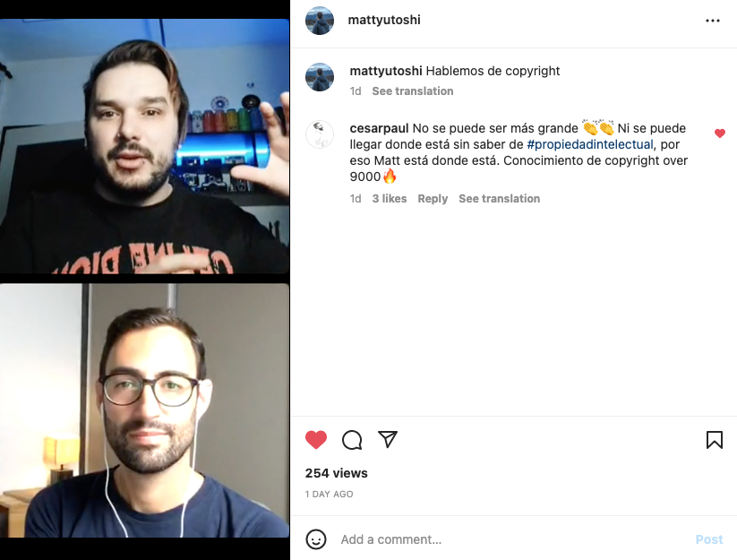 Entrevista con Matt Yuthosi - Propiedad Intelectual para Creadores de Contenido